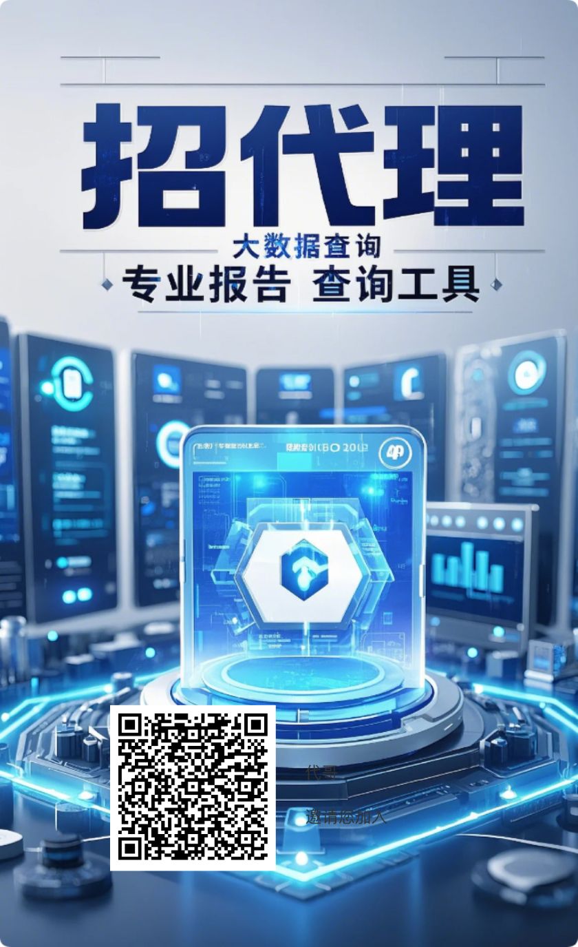 大数据查询代理返佣金 推广海报